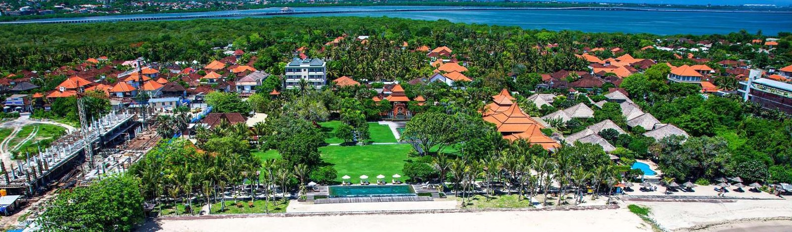 Taman Bhagawan — aerial beachfront · Nusa Dua, Indonesia