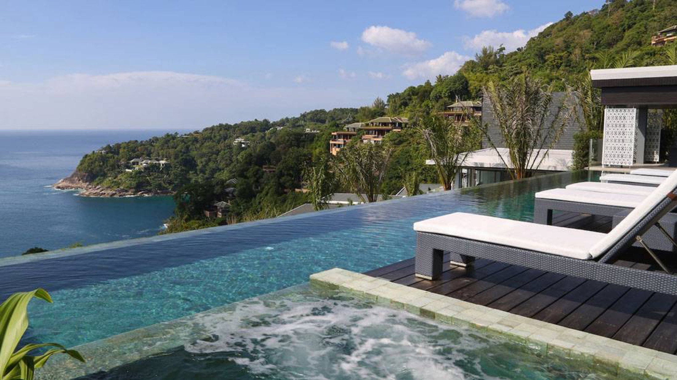 Villa Saan, a cliff front wedding venue in Kamala, Thailand