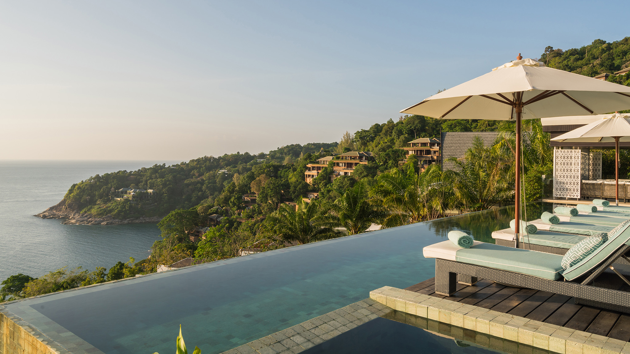 Villa Samira, a cliff front wedding venue in Kamala, Thailand
