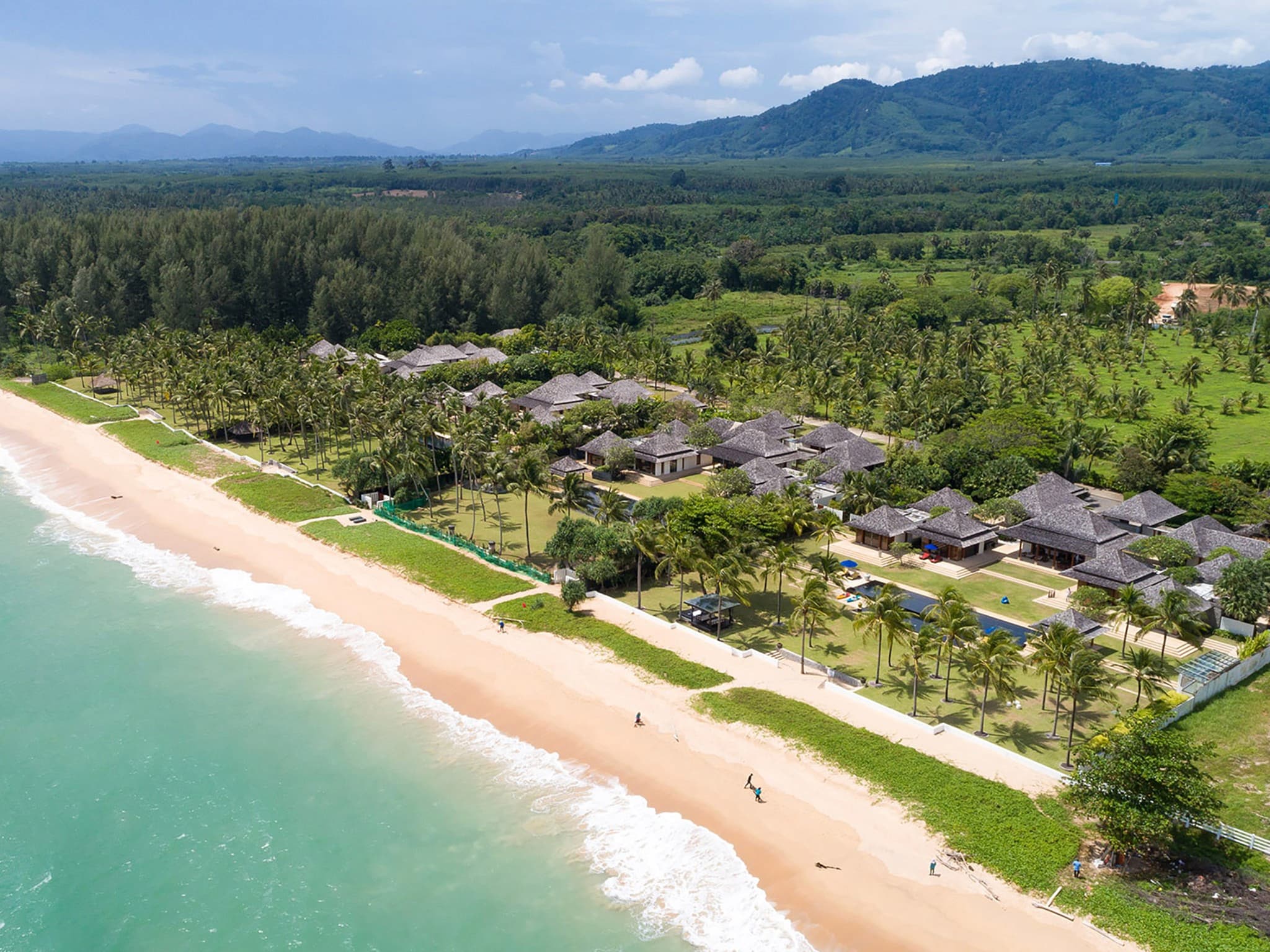 Jivana Beach Estate, a beach front wedding venue in Natai Beach, Thailand