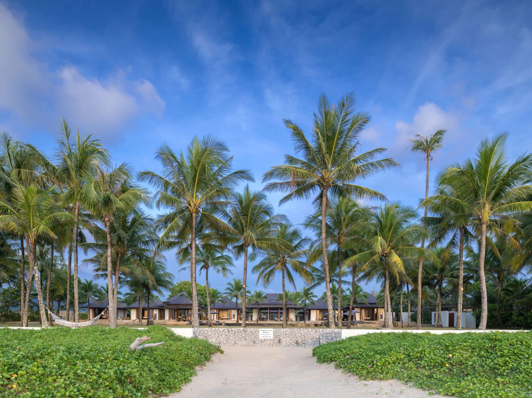 Jivana Beach Estate, a beach front wedding venue in Natai Beach, Thailand