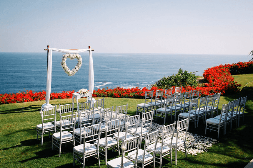 Villa Tamarama, a beach front wedding venue in Bali, Indonesia