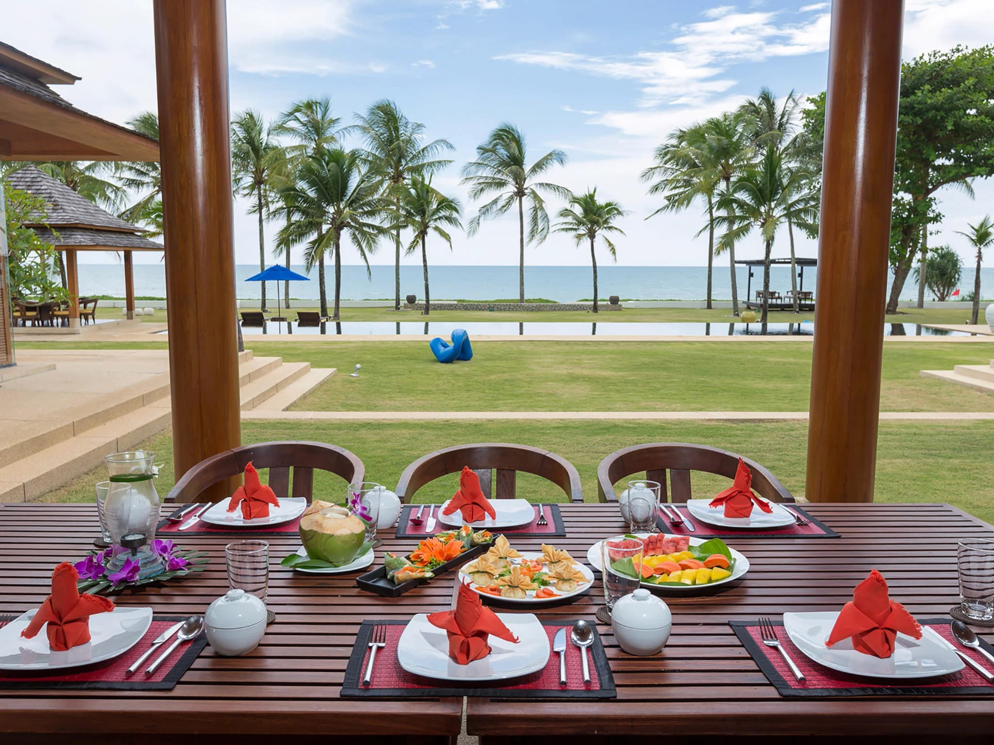 Villa Jia, a beach front wedding venue in Natai Beach, Thailand